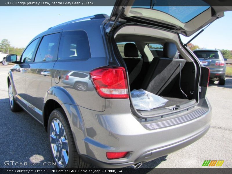 Storm Grey Pearl / Black 2012 Dodge Journey Crew