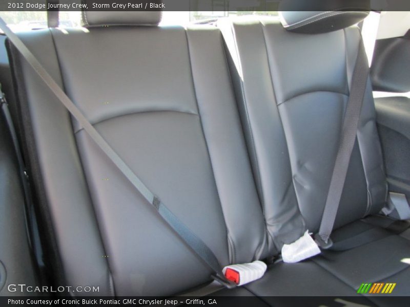 Storm Grey Pearl / Black 2012 Dodge Journey Crew