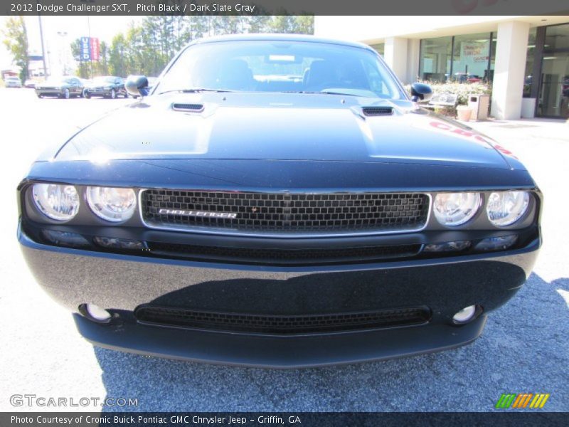 Pitch Black / Dark Slate Gray 2012 Dodge Challenger SXT