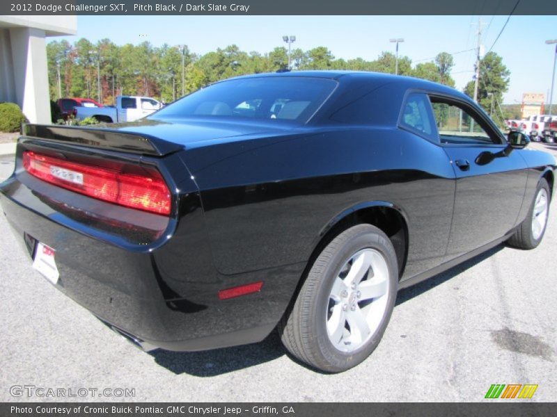 Pitch Black / Dark Slate Gray 2012 Dodge Challenger SXT