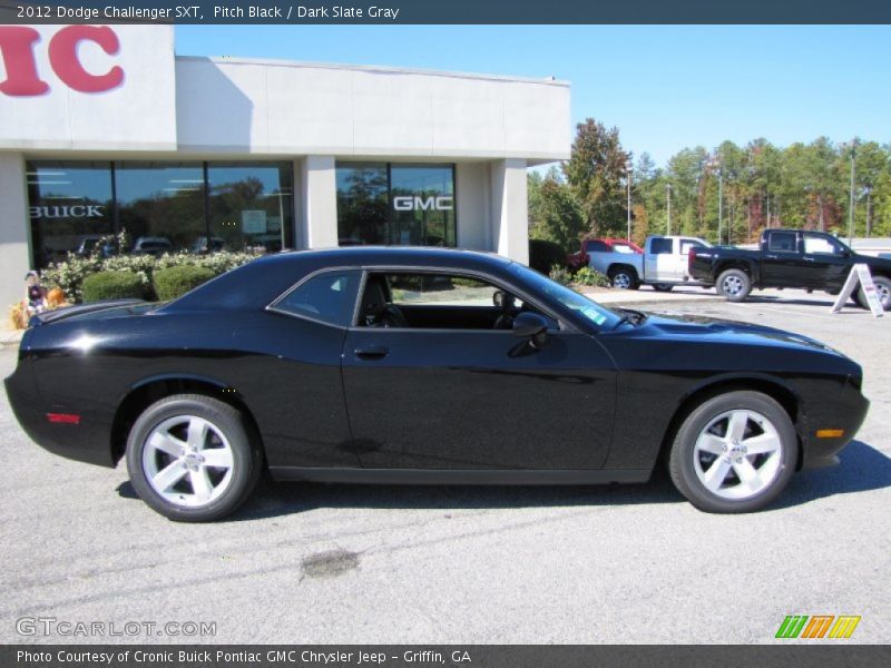 Pitch Black / Dark Slate Gray 2012 Dodge Challenger SXT