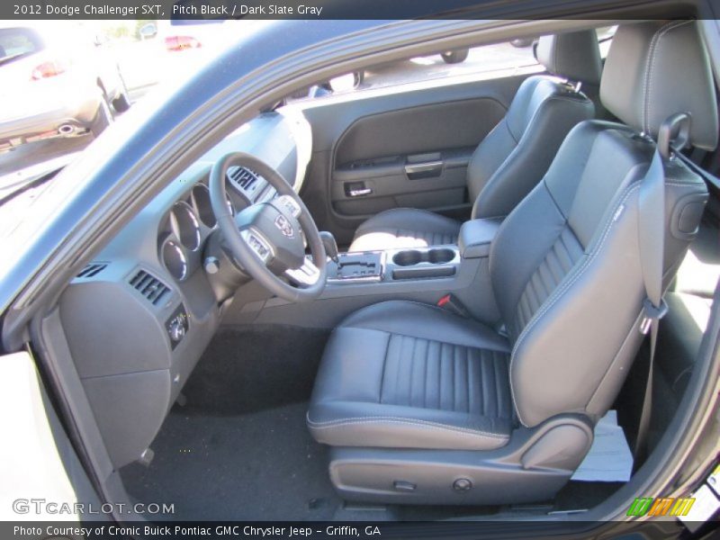 Pitch Black / Dark Slate Gray 2012 Dodge Challenger SXT