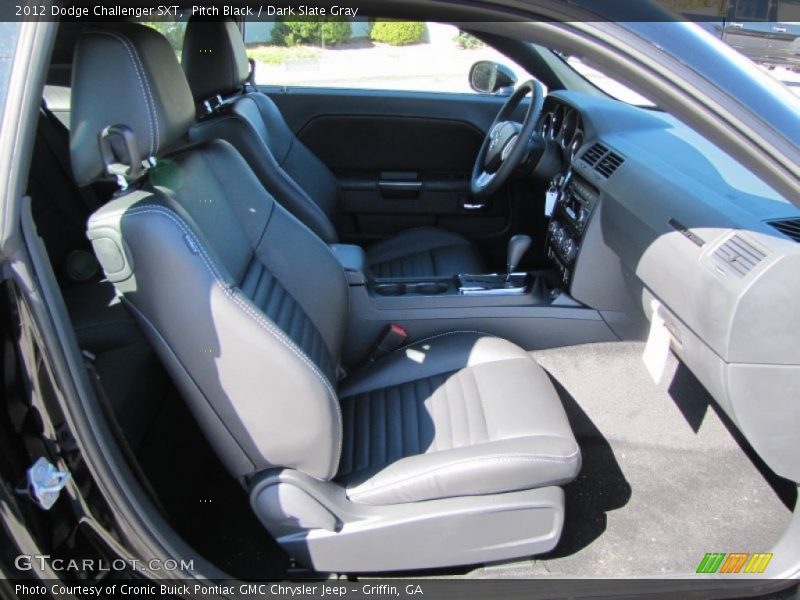 Pitch Black / Dark Slate Gray 2012 Dodge Challenger SXT