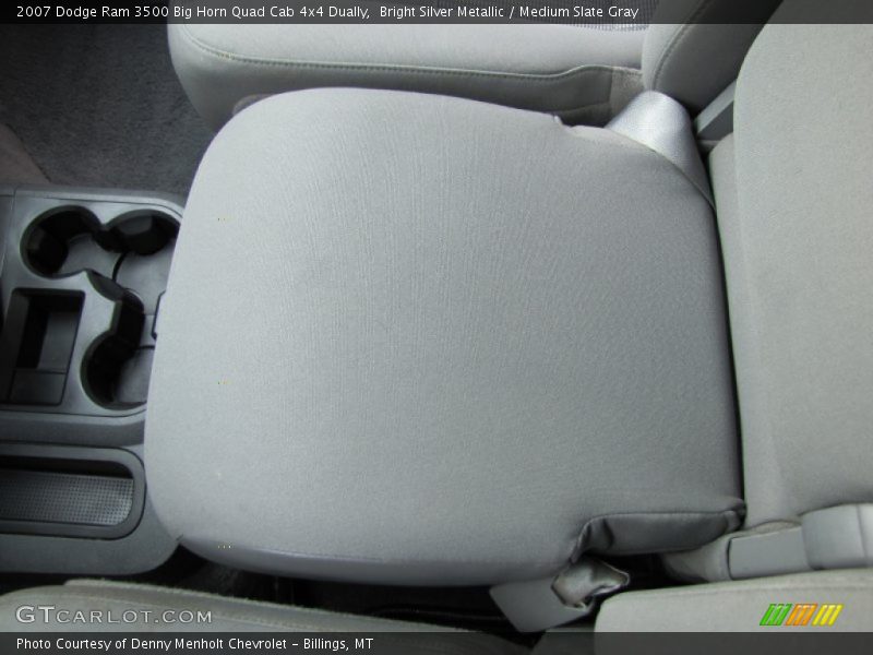 Bright Silver Metallic / Medium Slate Gray 2007 Dodge Ram 3500 Big Horn Quad Cab 4x4 Dually