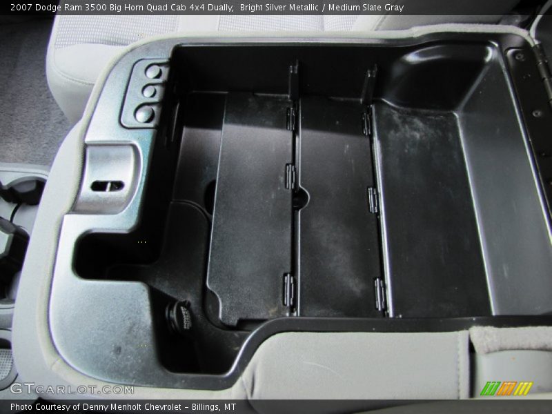 Bright Silver Metallic / Medium Slate Gray 2007 Dodge Ram 3500 Big Horn Quad Cab 4x4 Dually