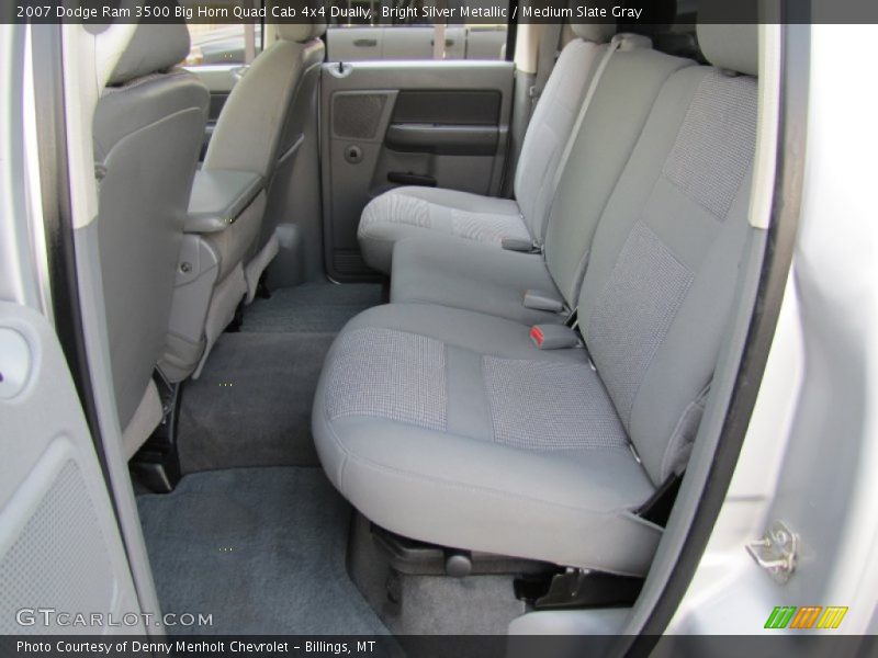Bright Silver Metallic / Medium Slate Gray 2007 Dodge Ram 3500 Big Horn Quad Cab 4x4 Dually