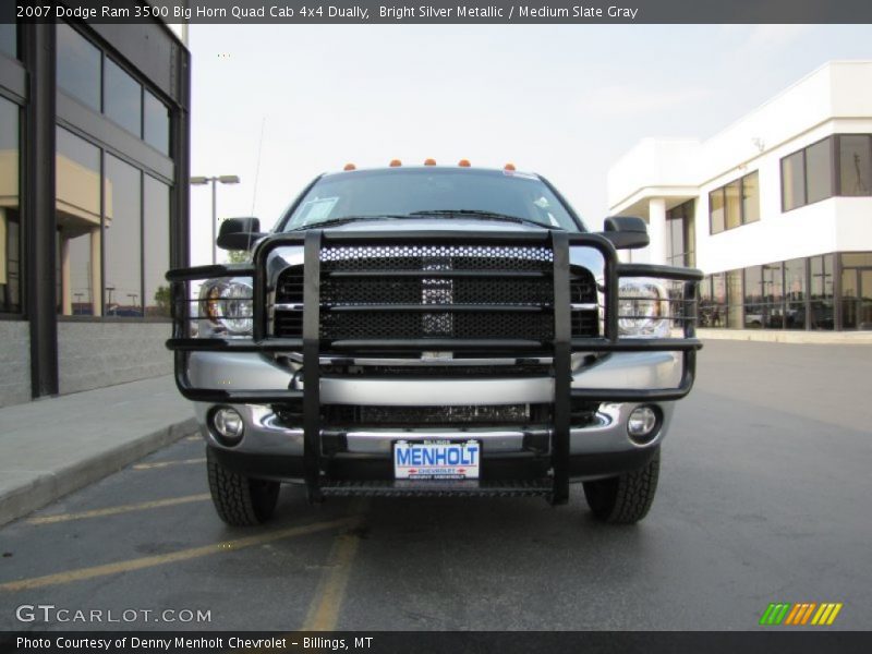 Bright Silver Metallic / Medium Slate Gray 2007 Dodge Ram 3500 Big Horn Quad Cab 4x4 Dually