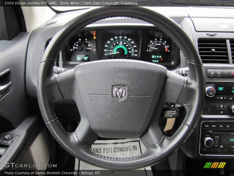 Stone White / Dark Slate Gray/Light Graystone 2009 Dodge Journey R/T AWD