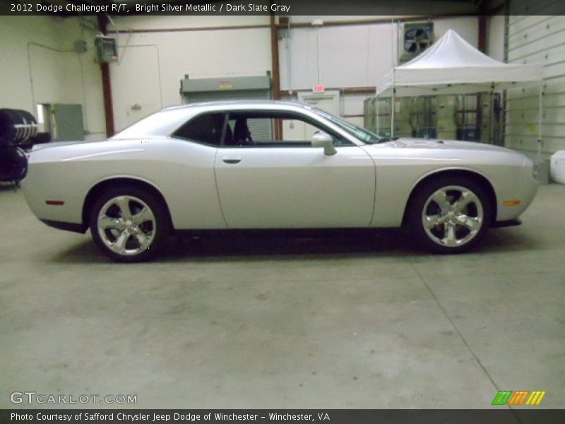 Bright Silver Metallic / Dark Slate Gray 2012 Dodge Challenger R/T