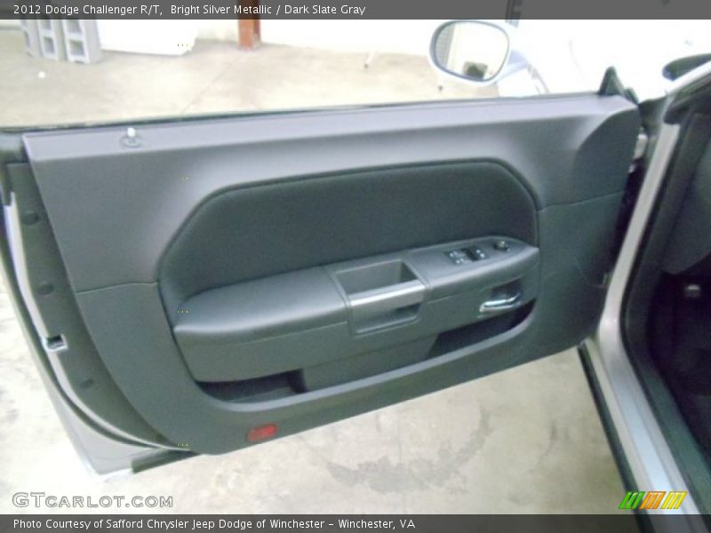 Bright Silver Metallic / Dark Slate Gray 2012 Dodge Challenger R/T