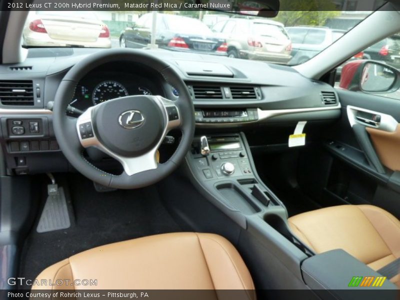 Dashboard of 2012 CT 200h Hybrid Premium