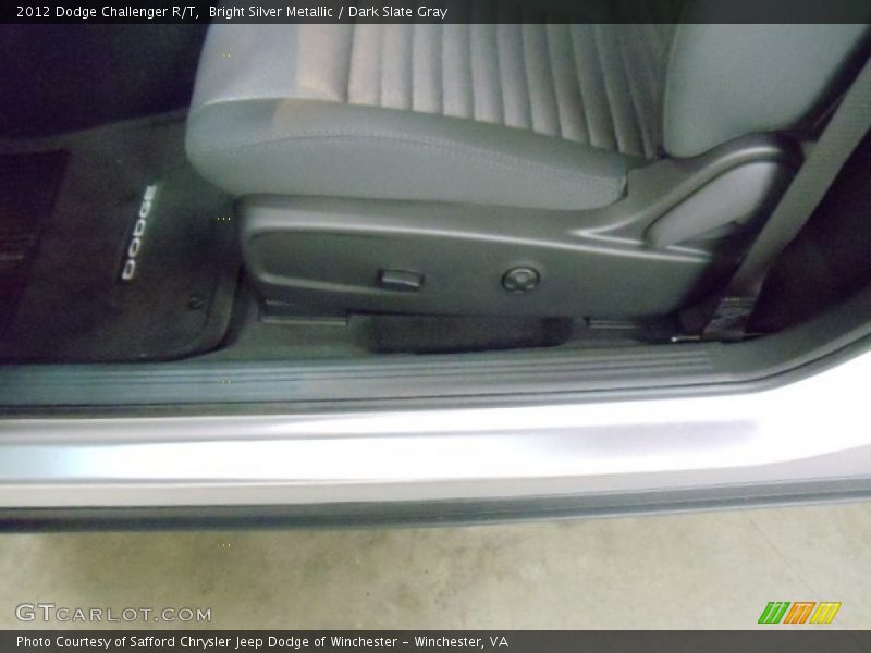 Bright Silver Metallic / Dark Slate Gray 2012 Dodge Challenger R/T