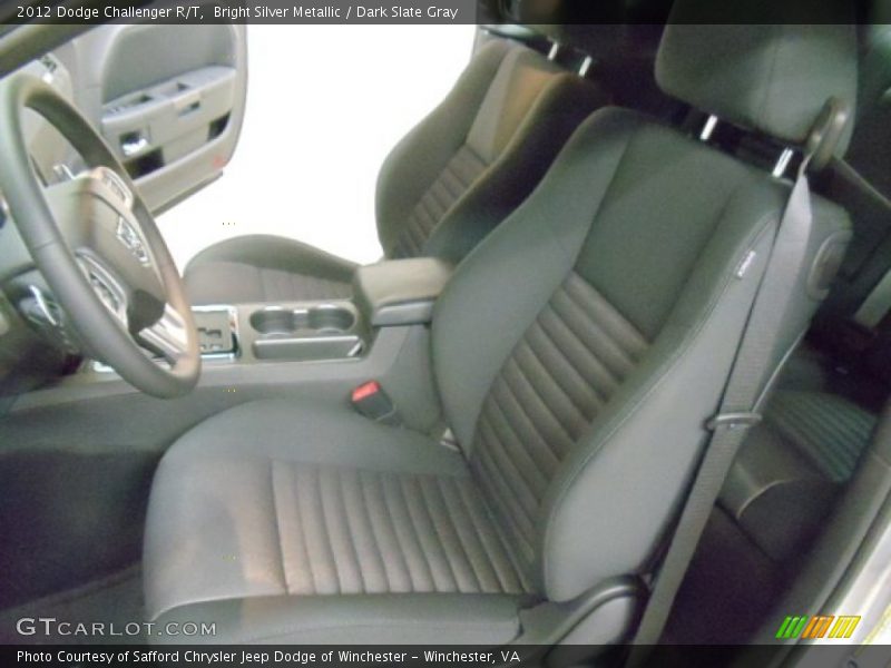 Bright Silver Metallic / Dark Slate Gray 2012 Dodge Challenger R/T