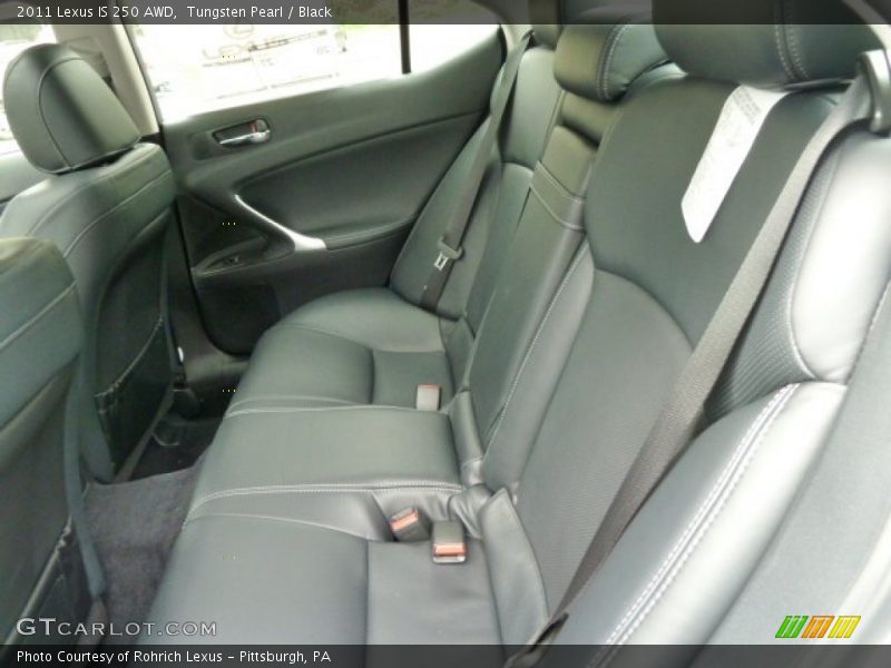 Tungsten Pearl / Black 2011 Lexus IS 250 AWD