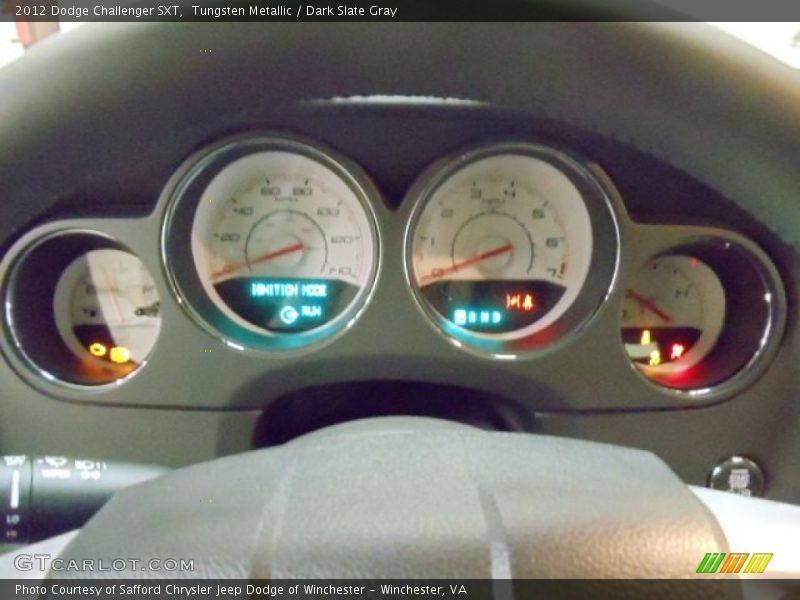 Tungsten Metallic / Dark Slate Gray 2012 Dodge Challenger SXT