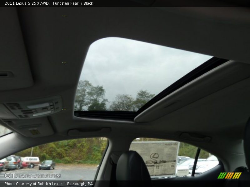 Tungsten Pearl / Black 2011 Lexus IS 250 AWD