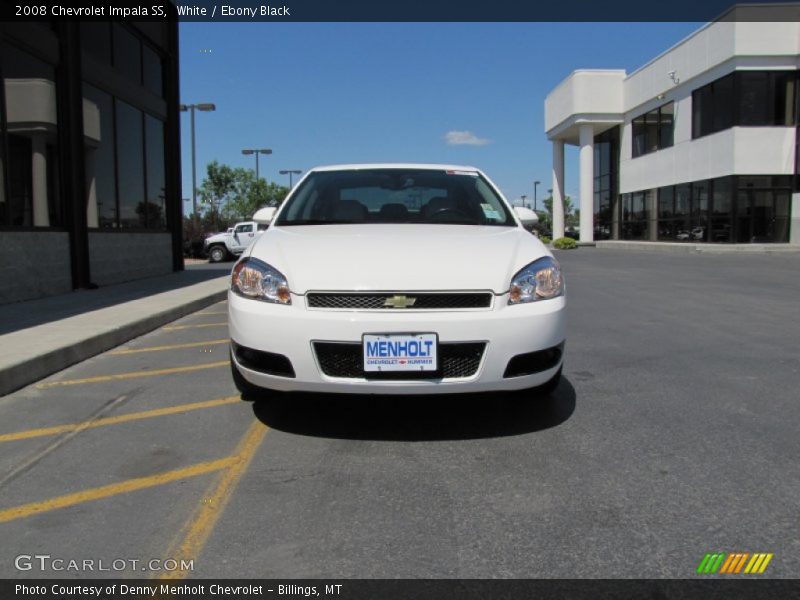 White / Ebony Black 2008 Chevrolet Impala SS