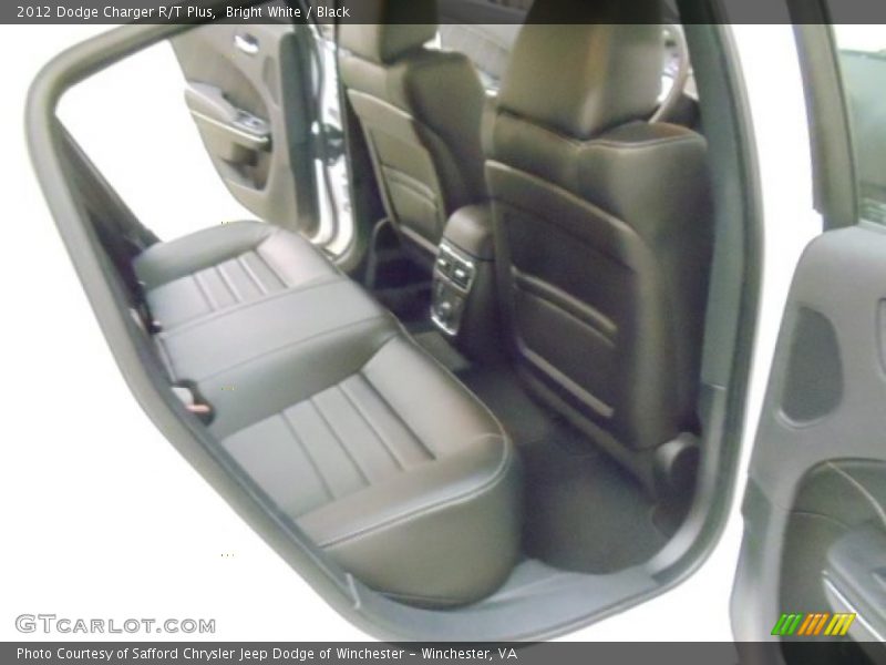 Bright White / Black 2012 Dodge Charger R/T Plus