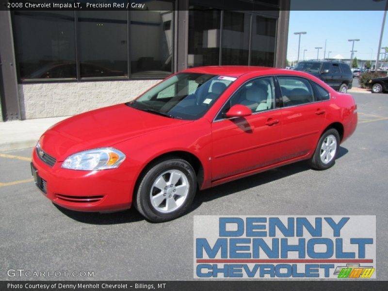 Precision Red / Gray 2008 Chevrolet Impala LT