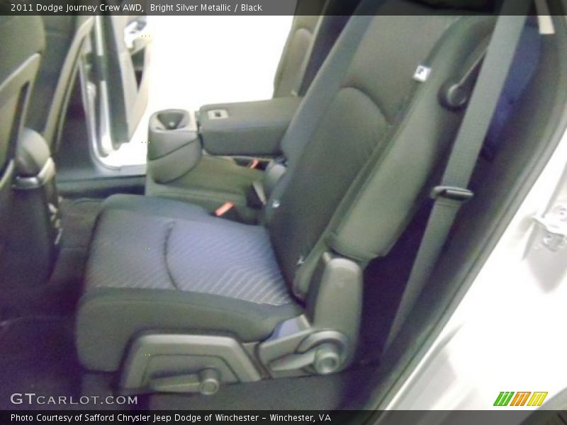 Bright Silver Metallic / Black 2011 Dodge Journey Crew AWD