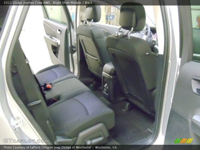 Bright Silver Metallic / Black 2011 Dodge Journey Crew AWD