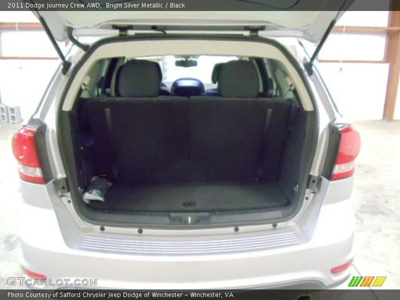 Bright Silver Metallic / Black 2011 Dodge Journey Crew AWD