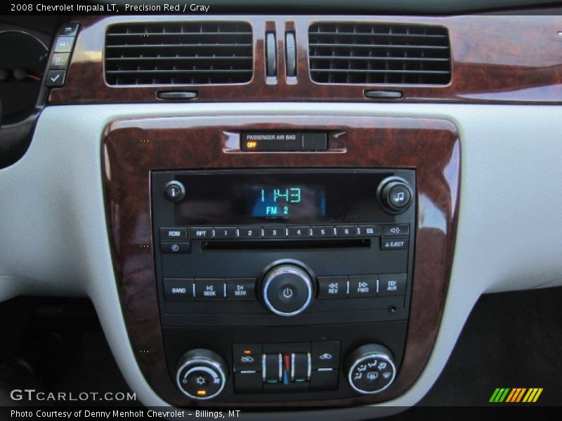 Precision Red / Gray 2008 Chevrolet Impala LT