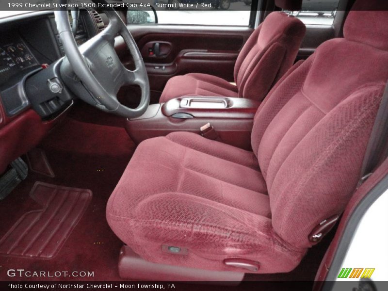  1999 Silverado 1500 Extended Cab 4x4 Red Interior