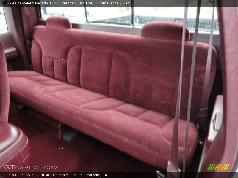  1999 Silverado 1500 Extended Cab 4x4 Red Interior