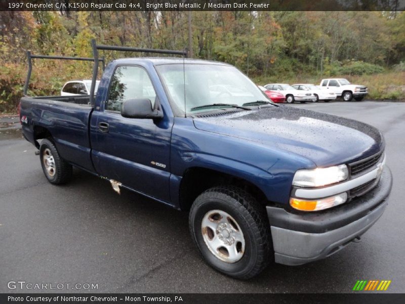 Bright Blue Metallic / Medium Dark Pewter 1997 Chevrolet C/K K1500 Regular Cab 4x4