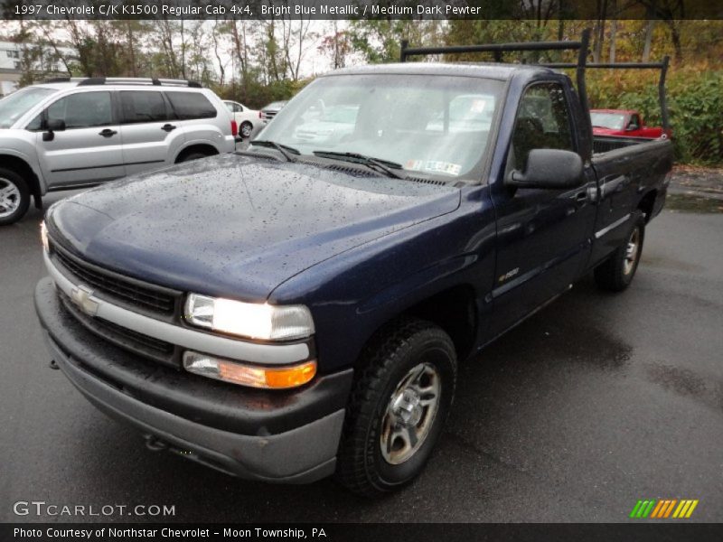 Bright Blue Metallic / Medium Dark Pewter 1997 Chevrolet C/K K1500 Regular Cab 4x4