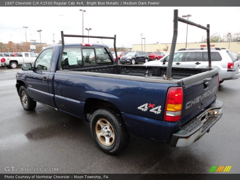 Bright Blue Metallic / Medium Dark Pewter 1997 Chevrolet C/K K1500 Regular Cab 4x4