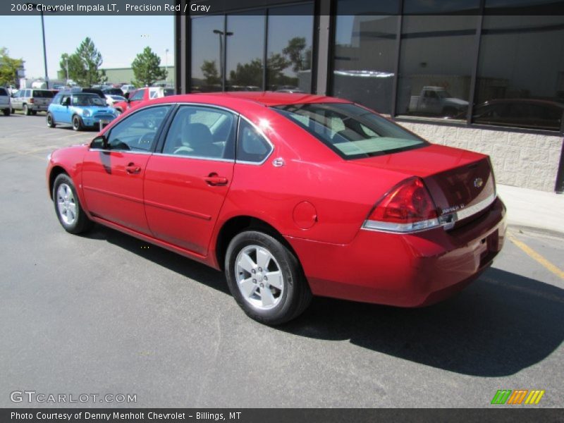Precision Red / Gray 2008 Chevrolet Impala LT