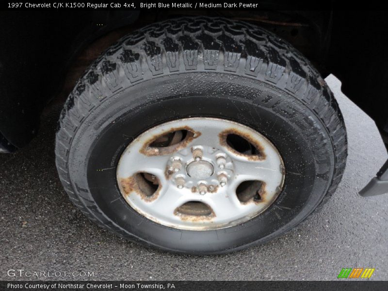 Bright Blue Metallic / Medium Dark Pewter 1997 Chevrolet C/K K1500 Regular Cab 4x4