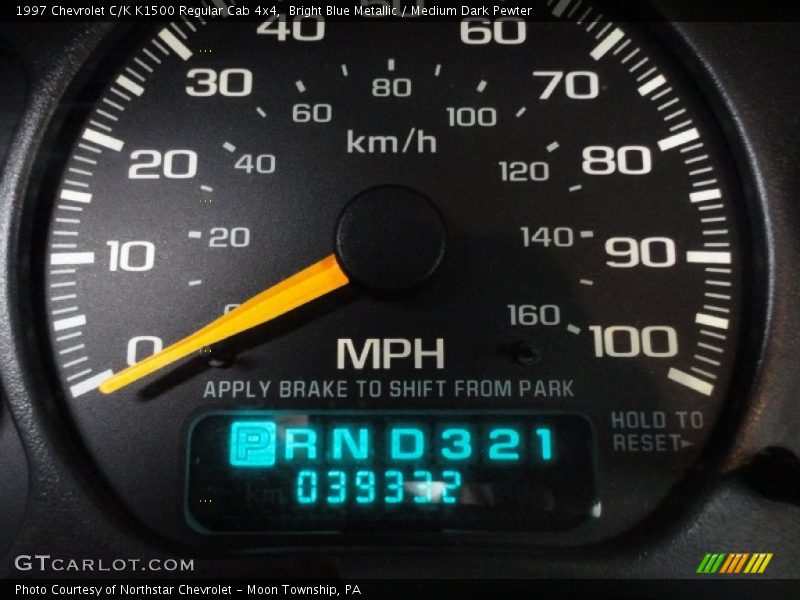 Bright Blue Metallic / Medium Dark Pewter 1997 Chevrolet C/K K1500 Regular Cab 4x4