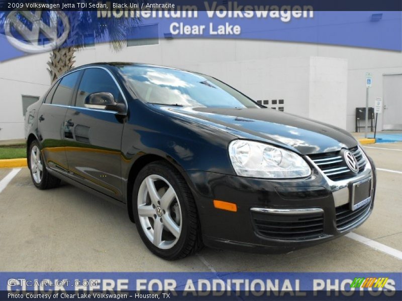 Black Uni / Anthracite 2009 Volkswagen Jetta TDI Sedan