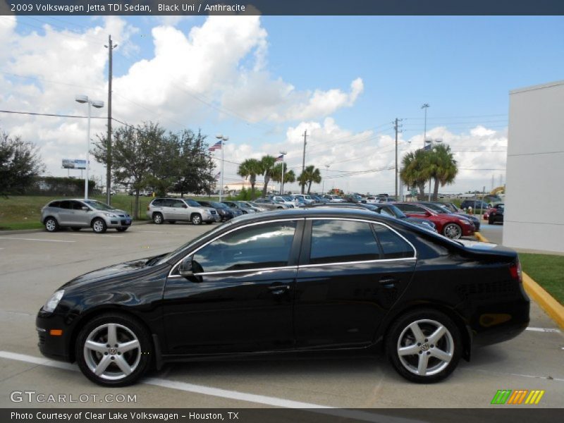 Black Uni / Anthracite 2009 Volkswagen Jetta TDI Sedan