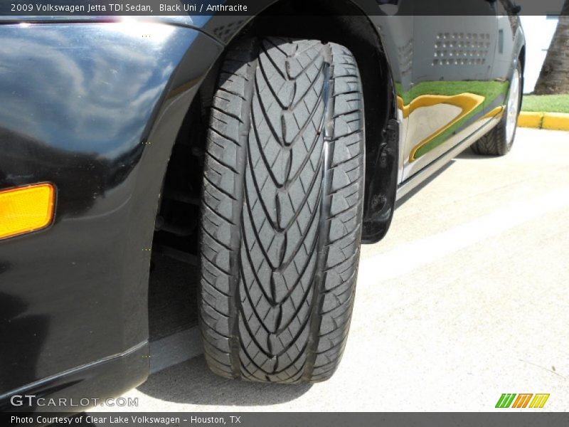 Black Uni / Anthracite 2009 Volkswagen Jetta TDI Sedan