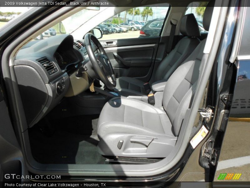 Black Uni / Anthracite 2009 Volkswagen Jetta TDI Sedan