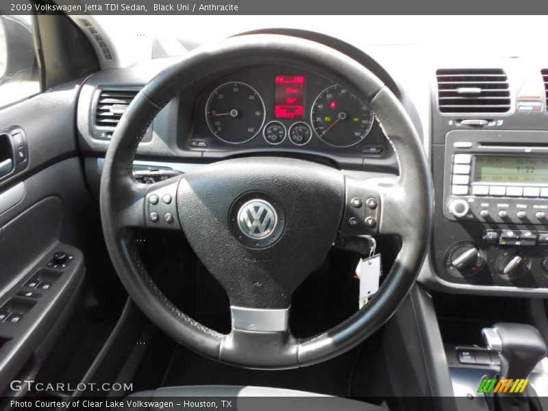 Black Uni / Anthracite 2009 Volkswagen Jetta TDI Sedan