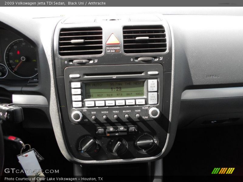 Black Uni / Anthracite 2009 Volkswagen Jetta TDI Sedan