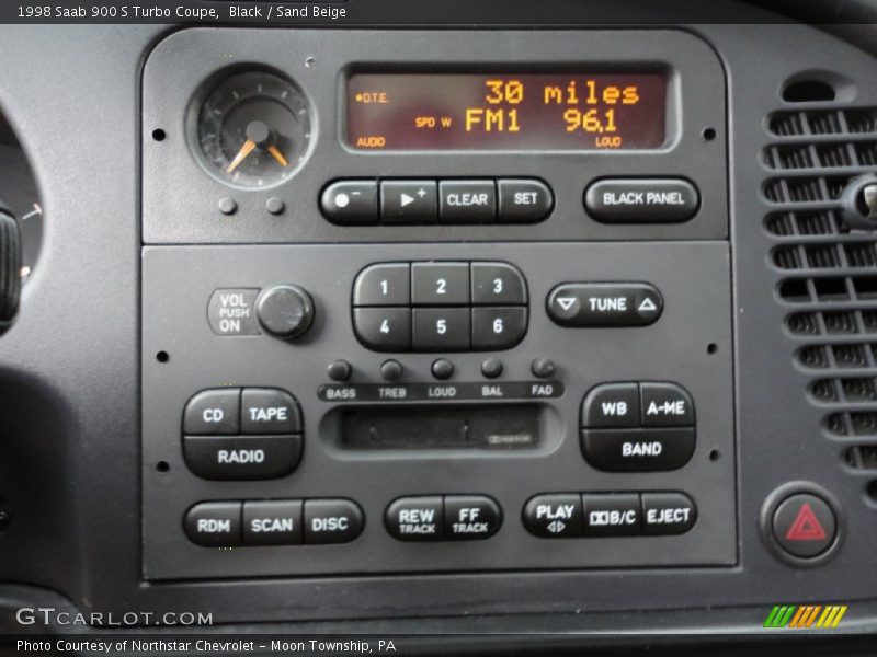 Controls of 1998 900 S Turbo Coupe