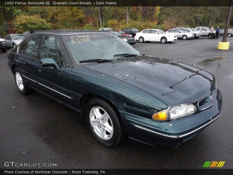 Emerald Green Metallic / Dark Pewter 1999 Pontiac Bonneville SE