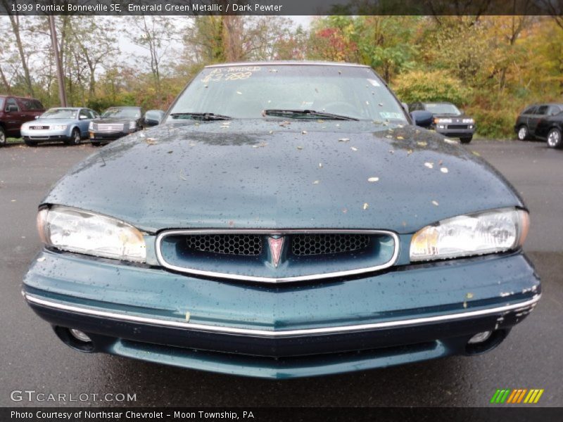 Emerald Green Metallic / Dark Pewter 1999 Pontiac Bonneville SE