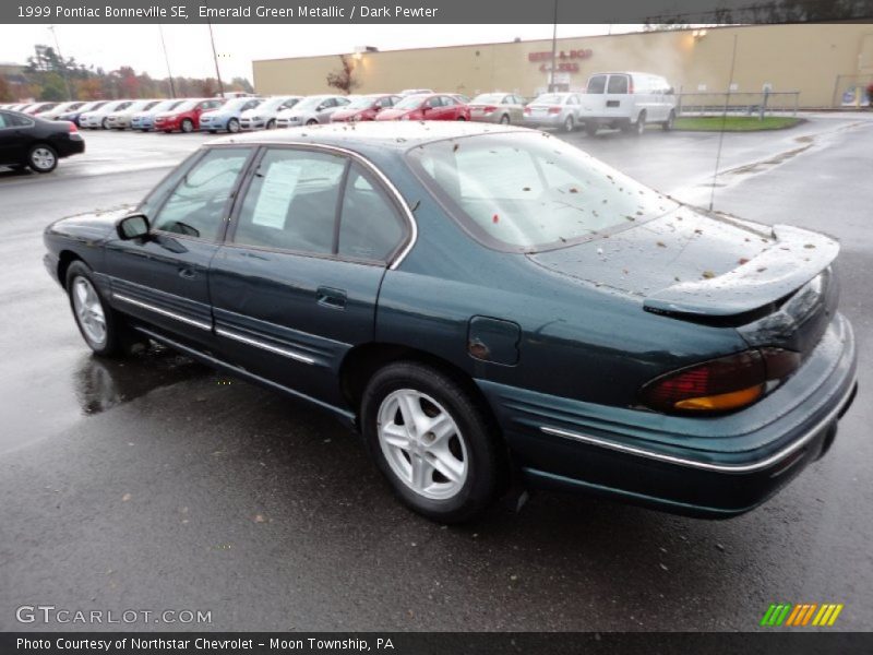 Emerald Green Metallic / Dark Pewter 1999 Pontiac Bonneville SE