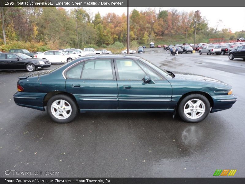 Emerald Green Metallic / Dark Pewter 1999 Pontiac Bonneville SE