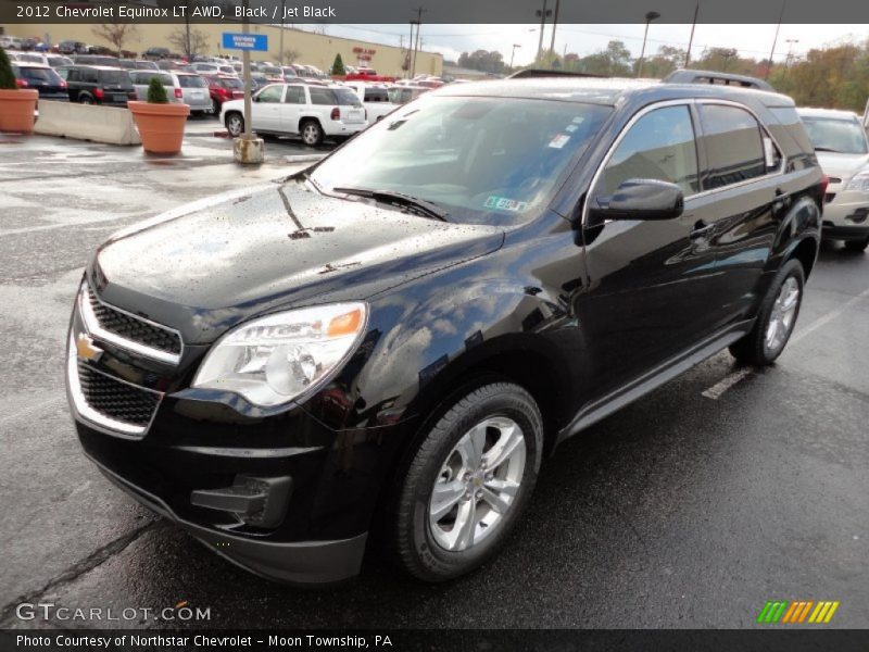 Black / Jet Black 2012 Chevrolet Equinox LT AWD
