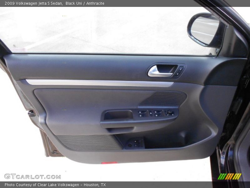 Black Uni / Anthracite 2009 Volkswagen Jetta S Sedan