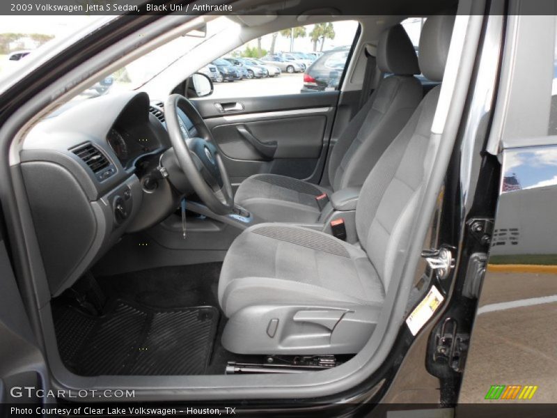 Black Uni / Anthracite 2009 Volkswagen Jetta S Sedan