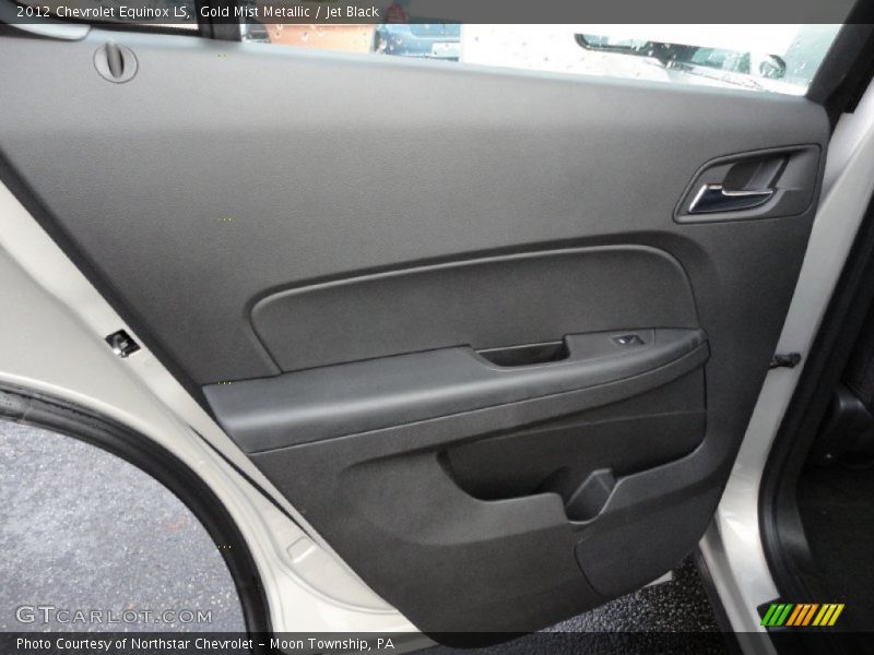 Gold Mist Metallic / Jet Black 2012 Chevrolet Equinox LS